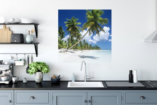 Stickers Stickers muraux - Plage - Palmier - Tropical - 50x50 cm - Film adhésif