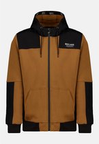 DEELUXE Hoodie met rits  KENTSON Tobacco