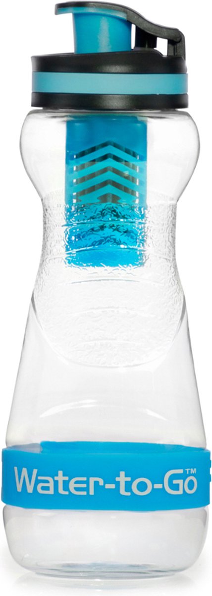 WatertoGo Drinkfles Waterfles met Filter - 50cl – Blauw – BPA Vrij