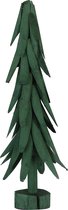Houten kerstboom - Groen - 24x24x58cm