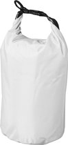 Waterdichte duffel bag/plunjezak/dry bag 10 liter wit - Waterdichte reistassen