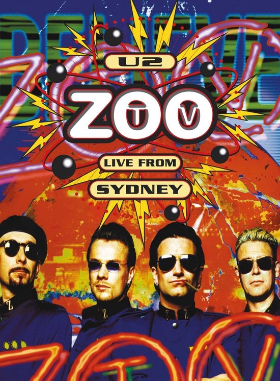Cover van de film 'U2 - Zoo TV Live From Sydney'