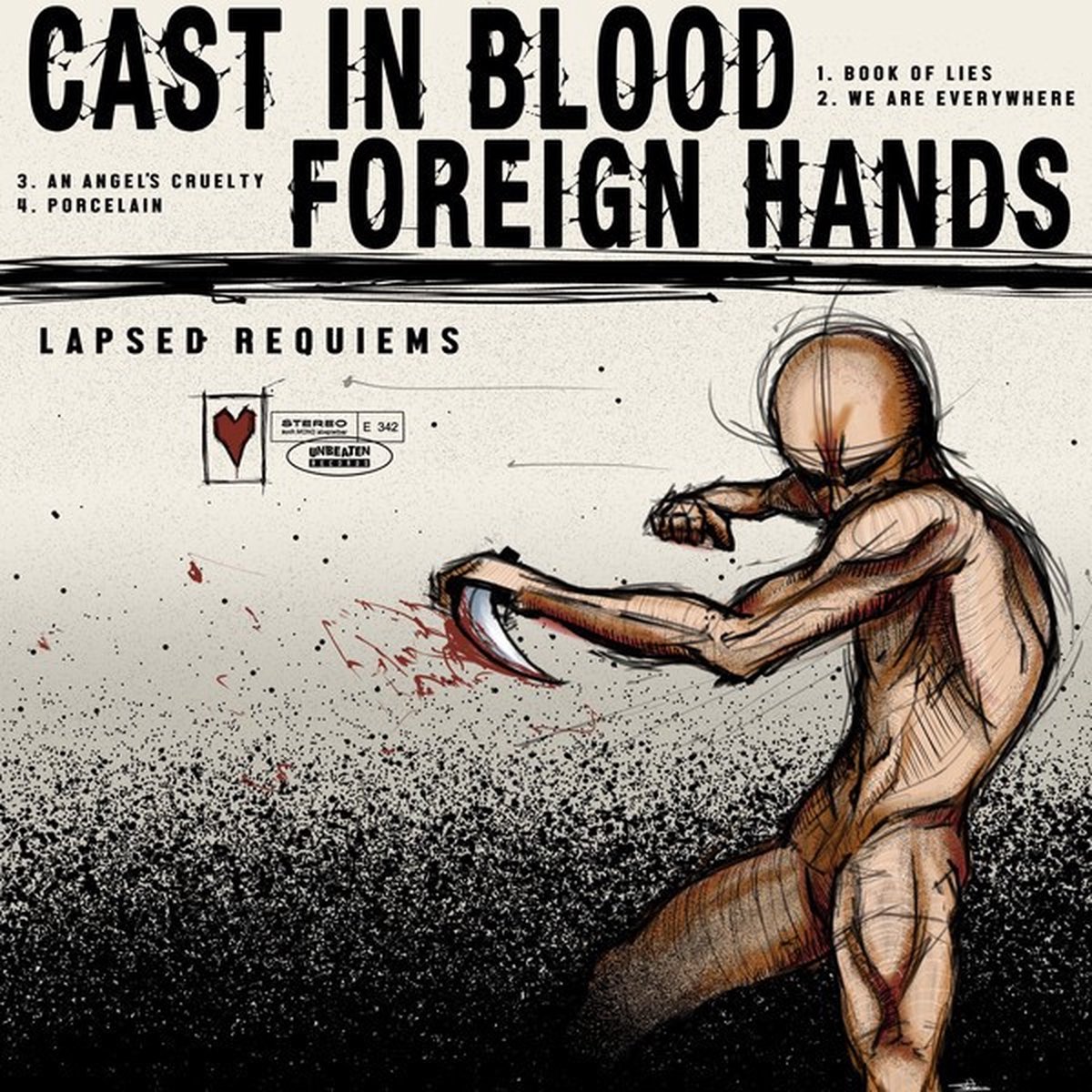 Cast In Blood & Foreign Hands - Lapsed Requiems (10" LP) (Coloured Vinyl)
