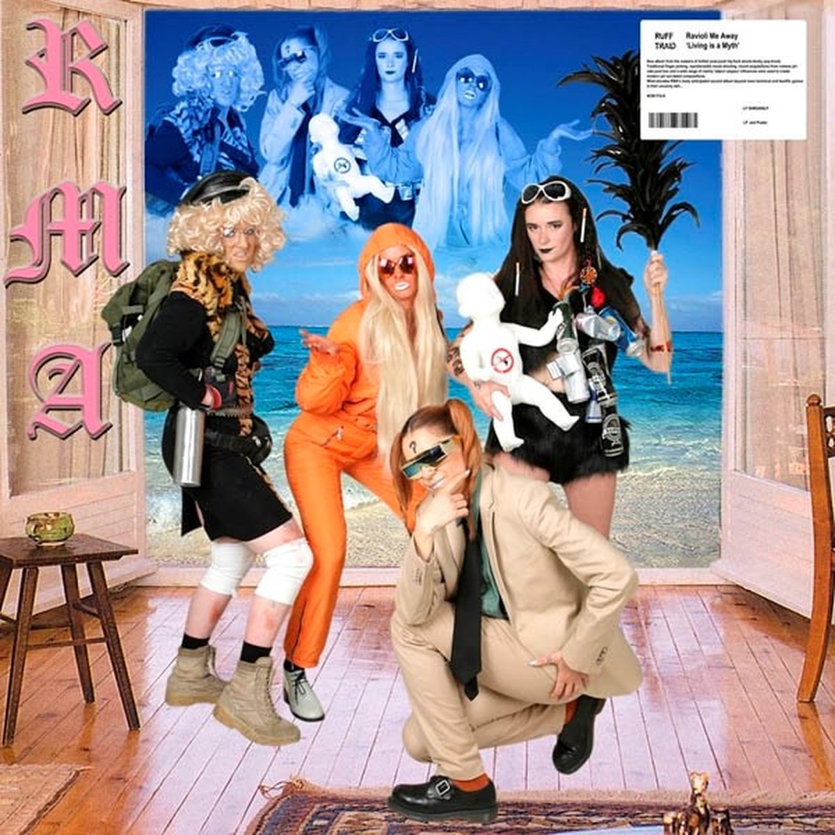 Ravioli Me Away - Living Is A Myth (LP) (Coloured Vinyl)
