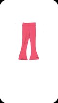 Flared broek Fuchsia 5 cm langer