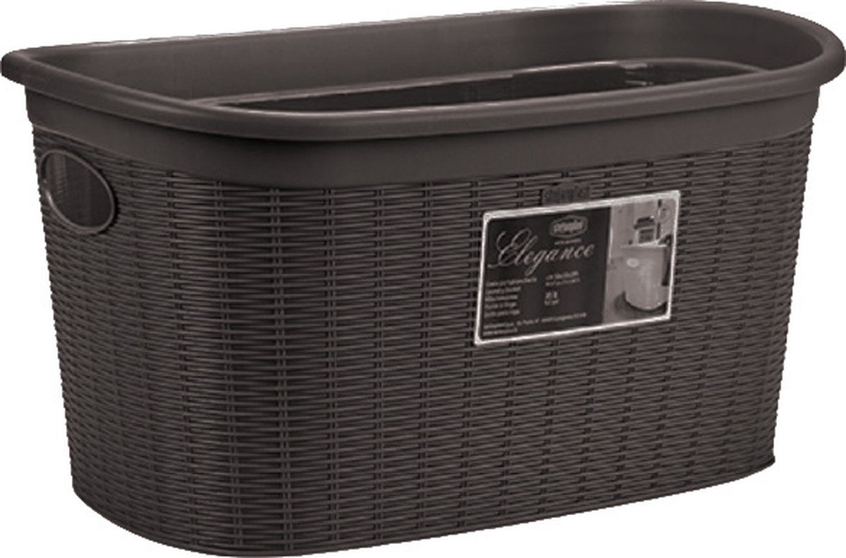 Stefanplast Wasmand Elegant 35 Liter 57,5 X 37 X 26 Cm Bruin