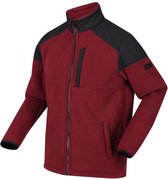 De Regatta Carlow Fleece - outdoortrui - heren - met voering van Sherpa-stof - waterafstotend - Donkerrood