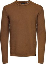 Only & Sons Trui Onsdan Life 7 Structure Crew Neck Noos 22006823 Monks Robe Mannen Maat - S