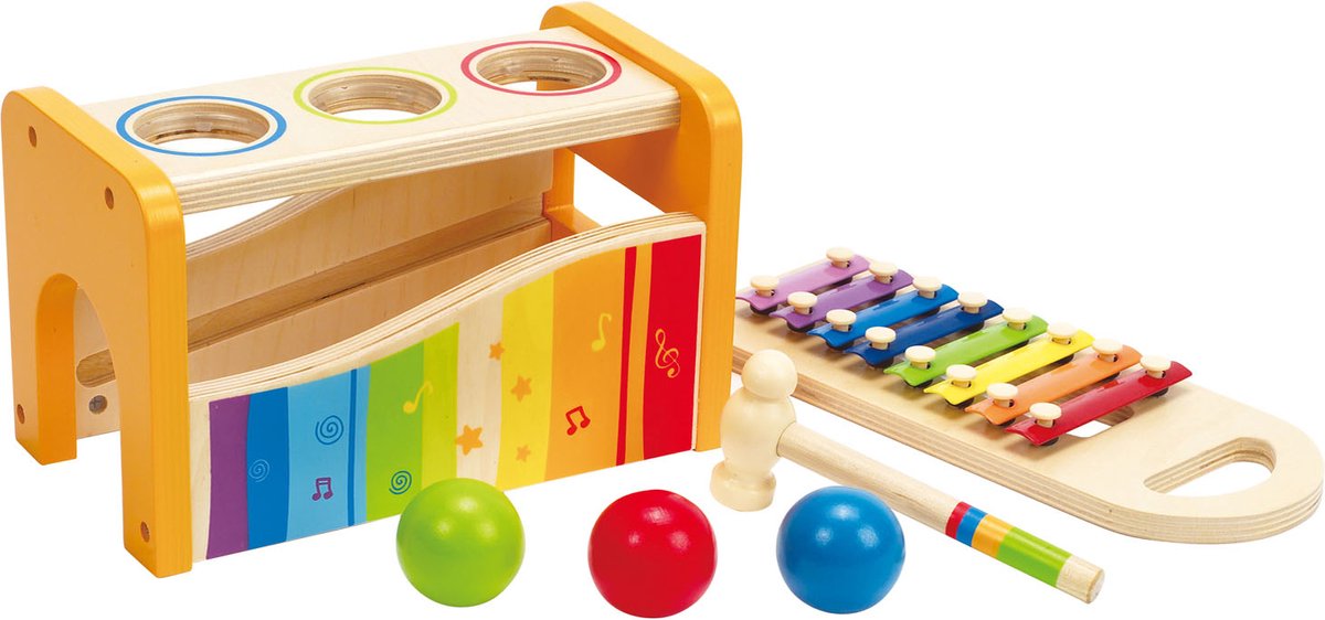 Hape Hamerbank met Xylofoon - Houten Muziekspeelgoed voor Peuters vanaf 12 Maanden — afbeelding 11