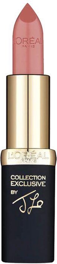 L’Oréal Paris Make-Up Designer Color Riche Satin Lipstick - 645 JLO - Nude - Verzorgende lippenstift met arganolie voor een comfortabel gevoel - 4,54 gr - L’Oréal Paris