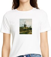 Windmolens op Montmartre van Vincent van Gogh T-Shirt