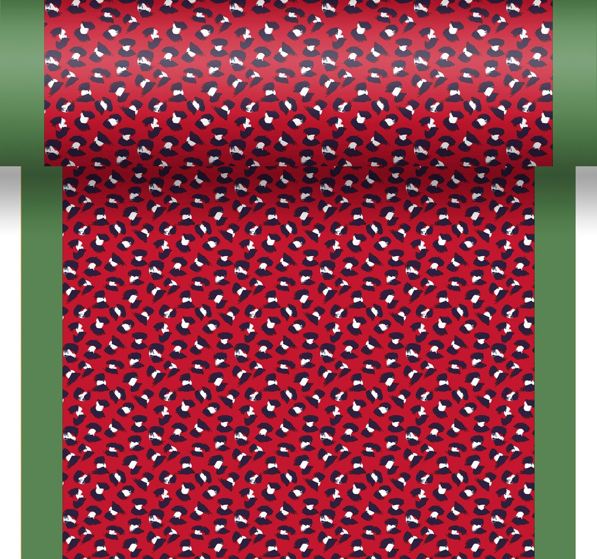 Duni Tafelloper Wild Xmas 480 Cm Papier Rood/groen