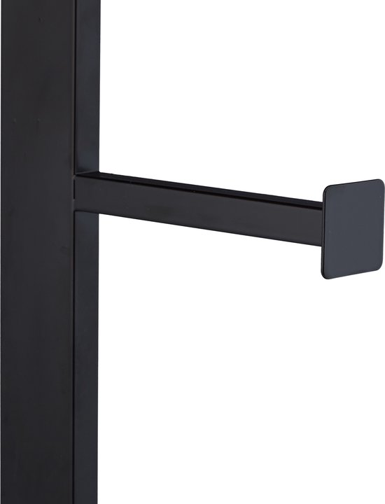 Prullenbak Zwart Badkamer Houten Deksel