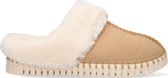 Ilse Jacobsen Vrouwen Suède    Harde zool  Pantoffels / open Sloffen - Tulip 3871 - Beige - Maat 38