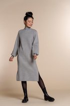 Geisha Jurk Midi Jurk Coll 17830 Light Grey Dames Maat - XS