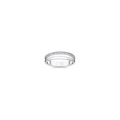 Thomas Sabo Dames Dames ring 925 sterling zilver sterling zilver gekleurde edelsteen 56 Zilver 32017874