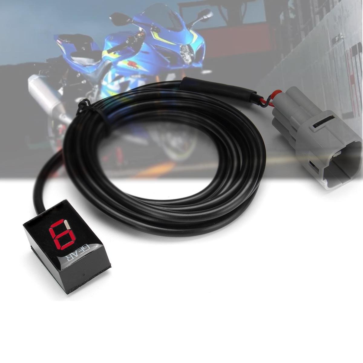 Gear Indicator Motorfiets LCD 16 Niveau Gear Indicator
