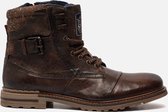 Bugatti Veterboots bruin Leer - Heren - Maat 41