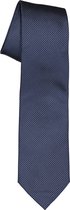 Michaelis stropdas - zijde - blauw met wit gestipt - Maat: One size
