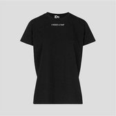 T-SHIRT I NEED A NAP BLACK (S)