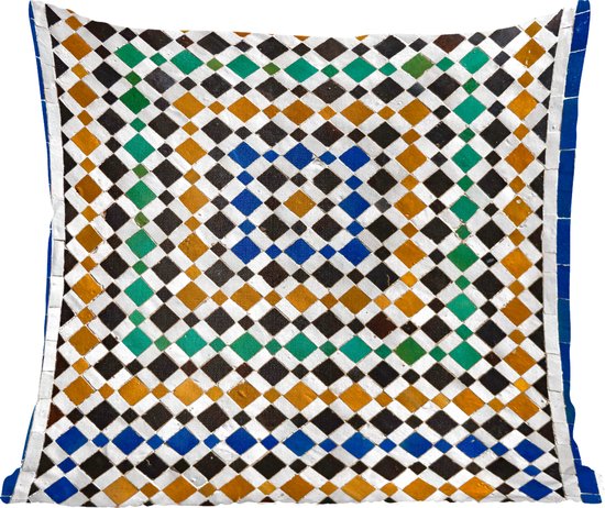 Sierkussen - Une mosaïque marocaine qui ressemble à une sorte de labyrinthe