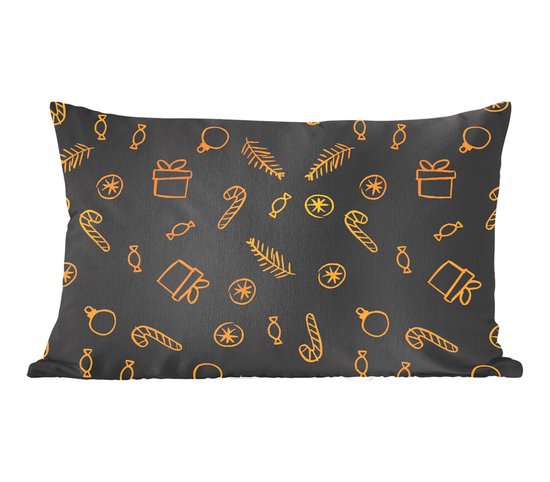 Sierkussens - Kussentjes Woonkamer - 50x30 cm - Zuurstok - Cadeau - Kerstmis - Kerstversiering - Kerstdecoratie voor binnen - Woonkamer