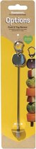 Rosewood fruit en groente spies metaal -  - 1 stuks