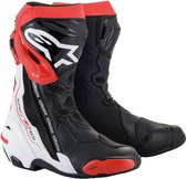 Alpinestars Supertech R 2021 Black White Red Boots - Maat 46