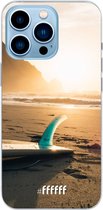 6F hoesje - geschikt voor iPhone 13 Pro Max - Transparant TPU Case - Sunset Surf #ffffff