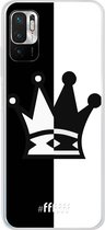 6F hoesje - geschikt voor Xiaomi Redmi Note 10 5G -  Transparant TPU Case - Chess #ffffff