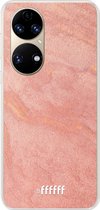 6F hoesje - geschikt voor Huawei P50 -  Transparant TPU Case - Sandy Pink #ffffff