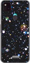 6F hoesje - geschikt voor Google Pixel 4a 5G -  Transparant TPU Case - Galactic Bokeh #ffffff