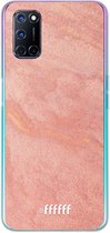 6F hoesje - geschikt voor OPPO A52 -  Transparant TPU Case - Sandy Pink #ffffff