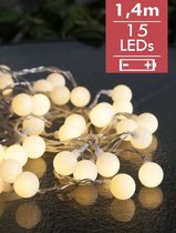 LED lichtketting "Berry" -735cm -Ook geschikt voor buiten -lichtkleur: Warm Wit -met stekker -Kerstdecoratie
