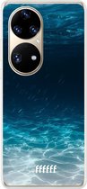 6F hoesje - geschikt voor Huawei P50 Pro -  Transparant TPU Case - Lets go Diving #ffffff