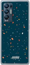 6F hoesje - geschikt voor OPPO Find X3 Neo -  Transparant TPU Case - Terrazzo N°9 #ffffff