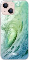 6F hoesje - geschikt voor iPhone 13 - Transparant TPU Case - It's a Wave #ffffff