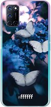 6F hoesje - geschikt voor OPPO A72 -  Transparant TPU Case - Blooming Butterflies #ffffff