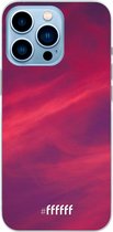 6F hoesje - geschikt voor iPhone 13 Pro - Transparant TPU Case - Red Skyline #ffffff