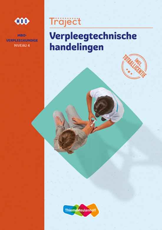 Traject Combipakket Verpleegtechnische handelingen niv 4 boek en totaallicentie 1 jaar