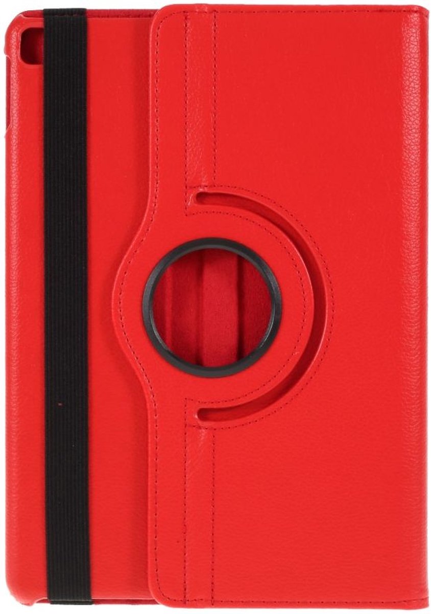 Geschikt voor Apple iPad 10.2 2019 / 2020 / 2021 Hoes met Roterende Stand Rood
