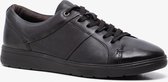 Jana leren dames veterschoenen - Zwart - Maat 37 - Echt leer