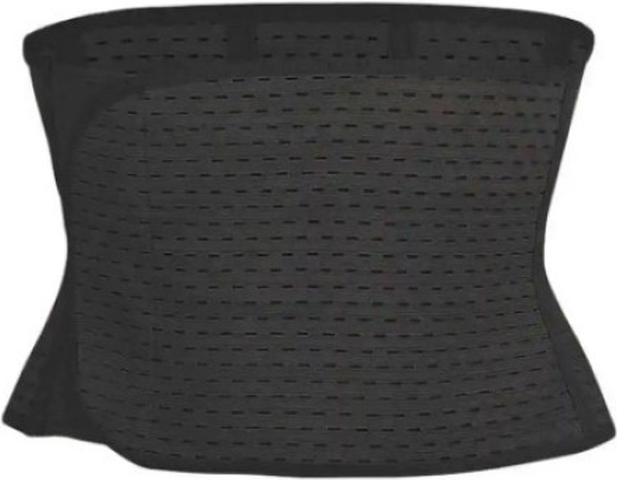 Goedkoopste Go Go Gadget - Waist Trainer - Postpartum Band - Afslankband - Afslanken - Zweetband - Verstelbaar met Klittenband - Luchtdoorlatend - Zwart
