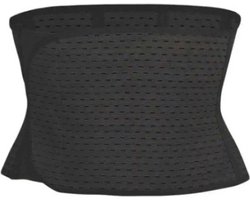 Go Go Gadget - Waist Trainer - Postpartum Band - Afslankband - Afslanken - Zweetband - Verstelbaar met Klittenband - Luchtdoorlatend - Zwart