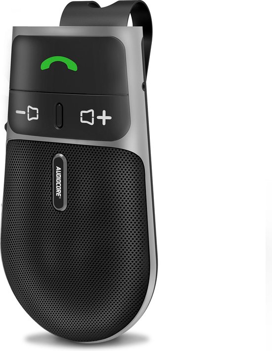 Audiocore AC480 - handsfree-kit - Luidsprekersysteem - Handsfree Bluetooth 5.0 - A2DP - speakerphone 2W - Handsfree Bellen - Bluetooth Car Kit - Draadloos