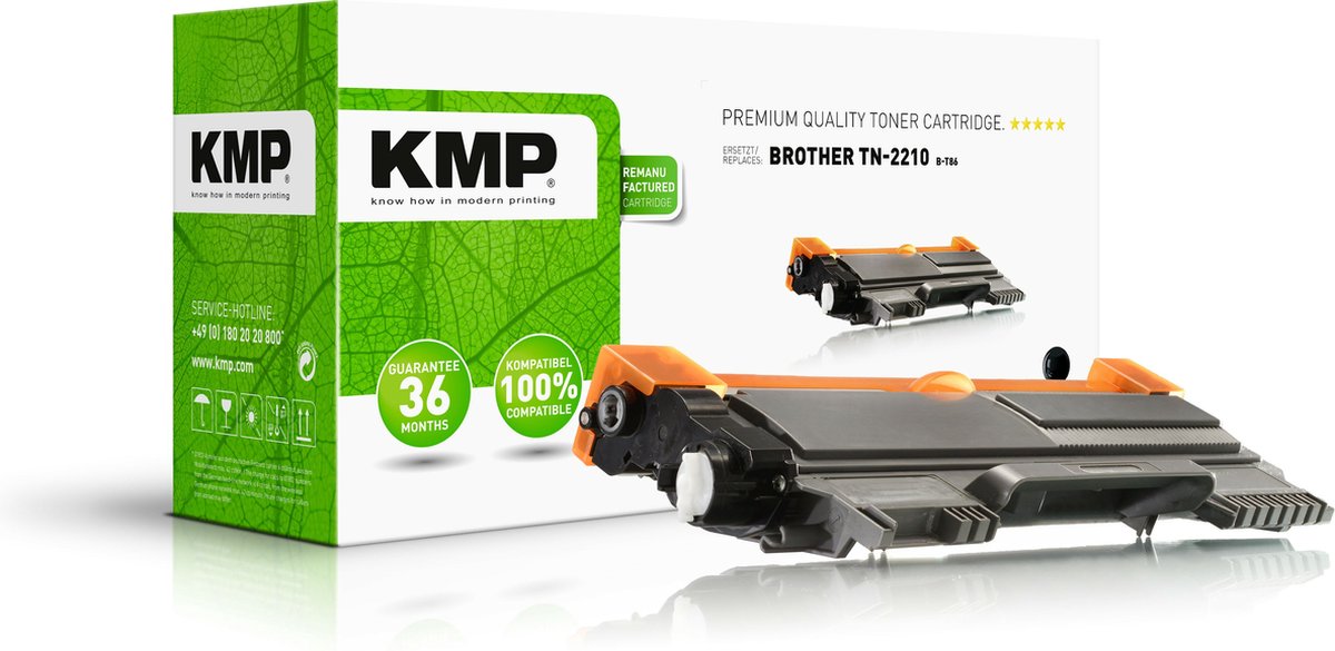 Toner Brother TN2210/TN2210 KMP zwart B-T86
