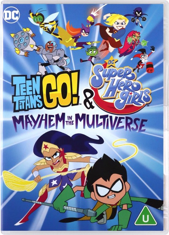 Foto: Teen titans go dc super hero girls mayhem in the multiverse dvd 