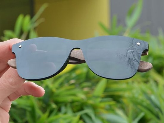 Kingseven vierkant Zonnebril - Unisex - Gepolariseerd - UV400 - Zwart van Kingseven — afbeelding 5