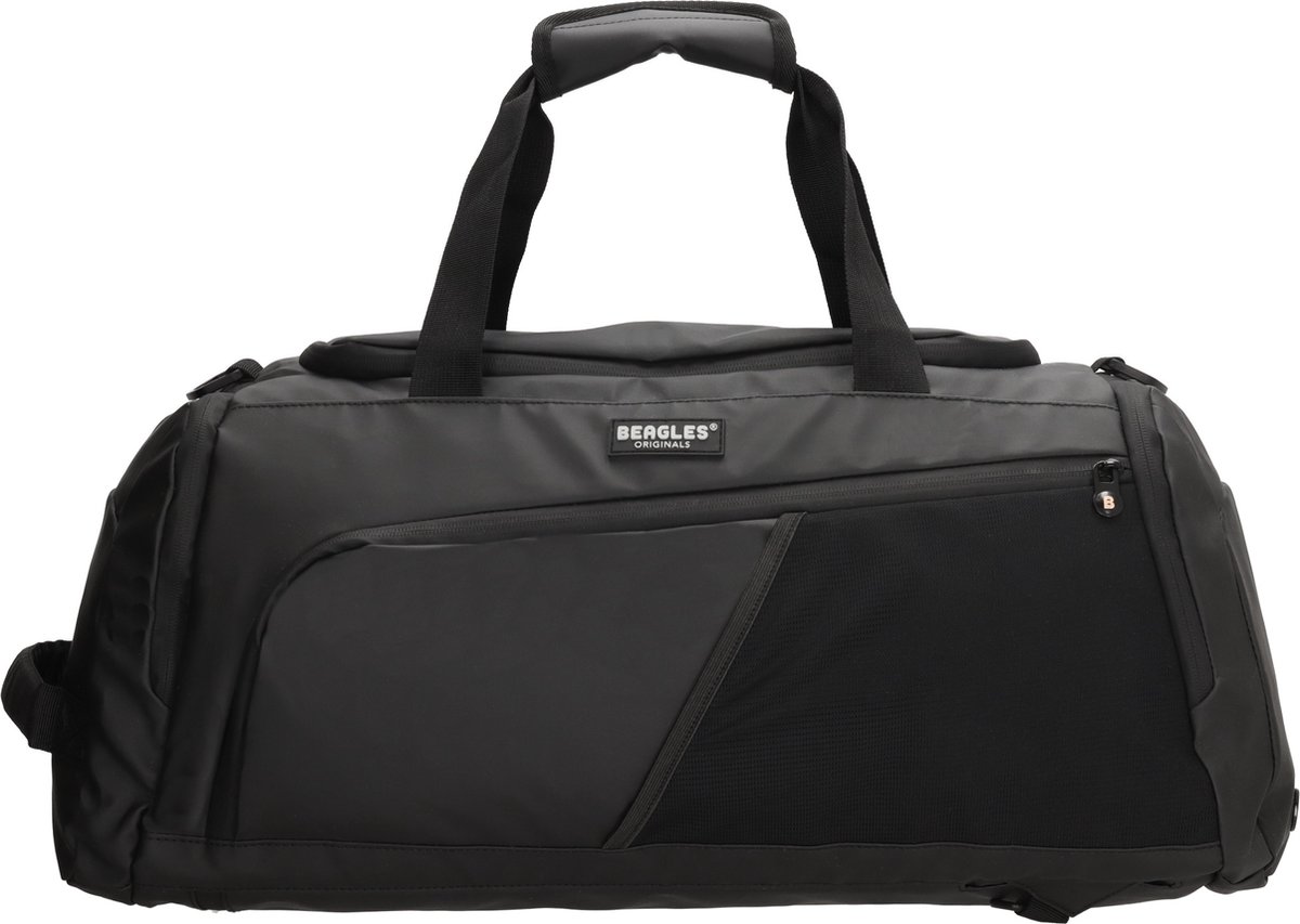 Beagles Originals Waterproof Originals 3-in-1 Weekend Tas Sport Reistas Rugzak - Zwart