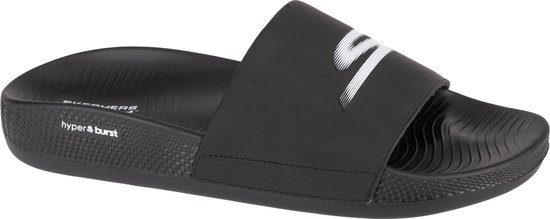 Skechers Hyper Slide - Hyper Comfort 229133-BBK, Mannen, Zwart, Slippers, maat: 44